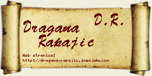 Dragana Rapajić vizit kartica